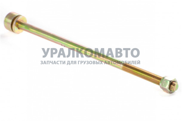 болт центральный задней рессоры L=340 M14 с гайкой (без ступеньки) HOWO WG9638520018+013