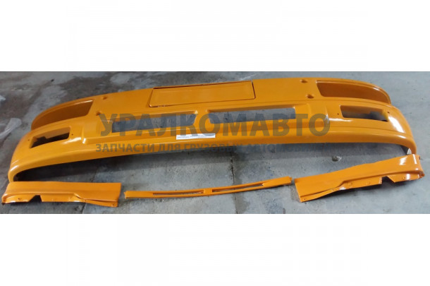 Бампер F2000 верх+низ пластик оранжевый SHAANXI DZ93189932010